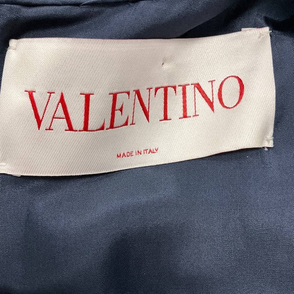 VALENTINO NAVY MULTI 2022 VLOGO TWEED DRESS - Picture 4 of 6